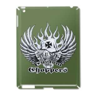   Green of US Custom Choppers Iron Cross Hat and Engine 