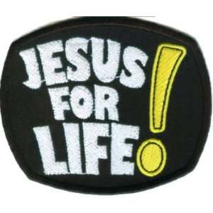   FOR LIFE Christian Embroidered Biker Vest Patch 