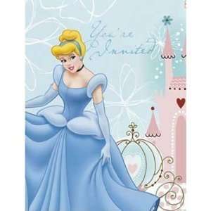  Cinderella Party Invitations with Envelopes 8ct Toys 