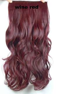 Curly Curl Wavy Clip On Hair Extension 20 130g 20 Colors Available 