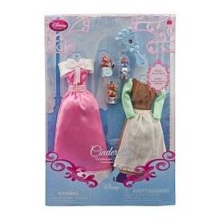 com Disney Princess Cinderella Doll Wardrobe and Friends Set    6 Pc 