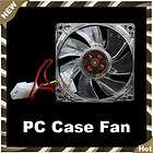 Quiet Desktop PC Case Fan Cooling 4 LEDs New 80mm
