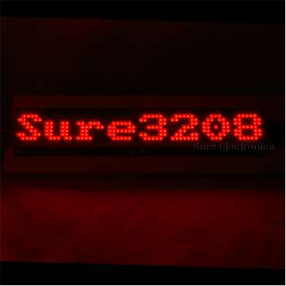 3208 Red LED 3mm Dot Matrix Display Information Board