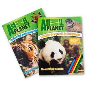   By Animal Planet Friends Coloring and Activity Books with Crayons