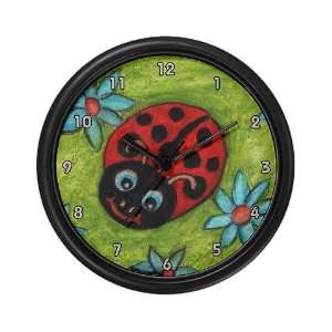 Ladybug Cute Wall Clock by 
