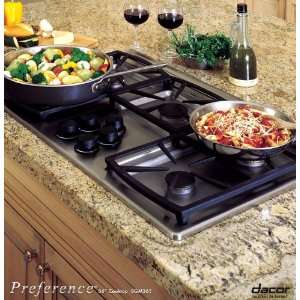  Dacor Stainless Steel Sealed Burner Cooktop SGM365SH 