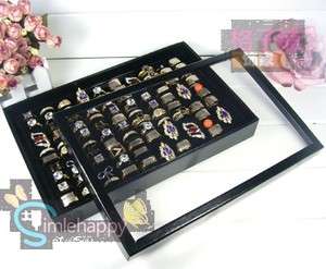   Ring Storage Ear Pin Display Box Jewelry Organizer Holder Case  