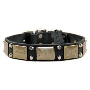 Dean & Tyler Leather Dog Collar The Antique   High Quality Leather 