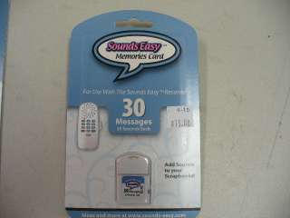Sounds Easy Voice Recorder Memories Card 718122686179  