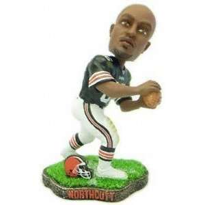  Dennis Northcutt Game Worn Forever Collectibles Bobblehead 