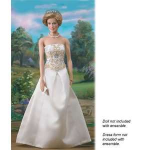  Princess Diana Vinyl Portrait Doll   Royal Portait Gown 