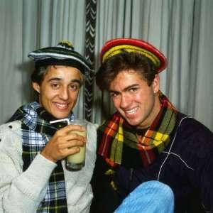  George Michael and Andrew Ridgeley of Pop Group Wham 