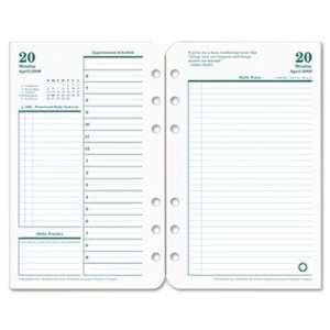   Daily Planner Refill, April March, 4 1/4 x 6 3/4, 2012 Electronics