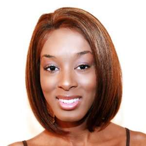 BEVERLY JOHNSON Human Lace Front Wig ELEGANT Color# 4/30  Light Brown 