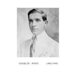 Charles Ponzi As a Young Man Novelty 8 1/2 X 11 Photograph (B)