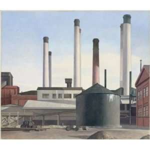  Hand Made Oil Reproduction   Charles Sheeler   32 x 28 