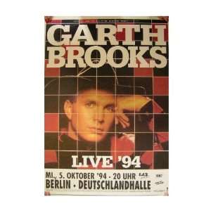 Garth Brooks Poster Checker 94 Berlin Concert
