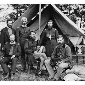Fair Oaks, Va., vicinity. Gen. George Stoneman and staff 1862  