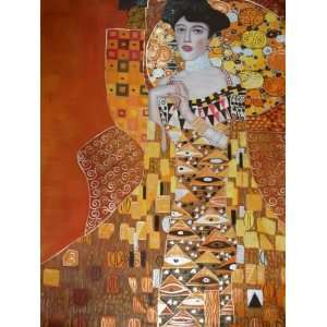   of Adele Bloch Bauer I Gustav Klimt Hand Paint