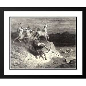 Dore, Gustave 36x28 Framed and Double Matted The Inferno, Canto 12 