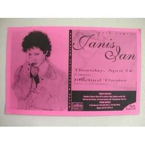 Janis Ian Handbills Denver Handbill Poster
