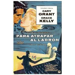   Poster Spanish B 27x40 Cary Grant Grace Kelly Jessie Royce Landis