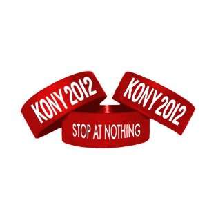 Joseph Kony 2012 Stop At Nothing (1pcs) Silicone Wristbands (Red) 1 