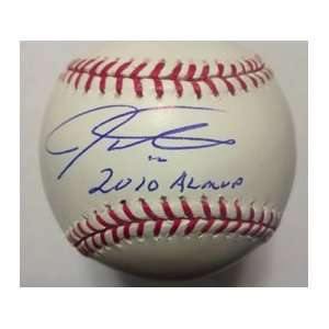 com Signed Josh Hamilton Baseball 2010 AL MVP MLB COA Josh Hamilton 