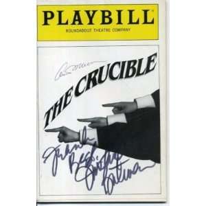  Arthur Miller Justine Bateman Crucible Signed Playbill 