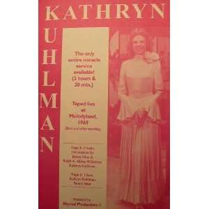Kathryn Kuhlman Live   VHS Video Tape Set (2 VHS Video Tapes)