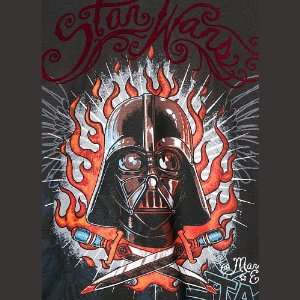 Marc Ecko Star Wars Lord Vader (Darth Vader) Grey T Shirt Men Large