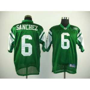  Mark Sanchez #6 New York Jets Green NFL Jersey Sz56/xxxl 
