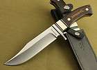 BROWNING Full Tang Wood Ox bone handle Survival Bowie Hunting Knife 