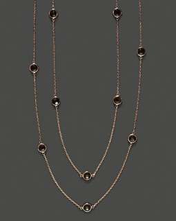 Smoky Quartz Necklace In 14K Rose Gold, 44   Necklaces   Shop by 