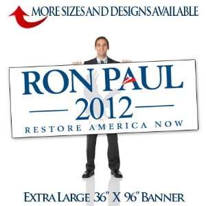 Ron Paul Eagle Banner (36X96)