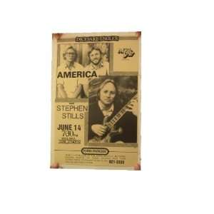  America Stephen Stills Poster Crosby And Nash CSN 