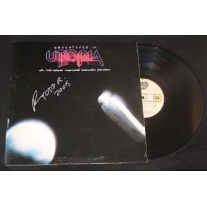 Todd Rundgren Adventures in Utopia   Signed Autographed   Record Album 