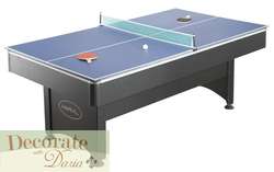 in 1 PING PONG /POOL BILLIARDS SET GAME TABLE Tennis 7 Ft Harvil 