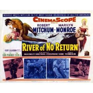   of No Return Poster 30x40 Robert Mitchum Marilyn Monroe Tommy Rettig