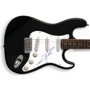    The Clash Autographed Tony James Signed Guitar 