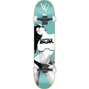  DGK Skateboard Vanessa Veasley   8.25 Teal Green w/Black 