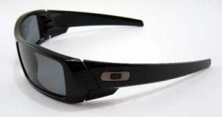 New Oakley Sunglasses Gascan Polished Black w/ Grey Polarized #12 891 