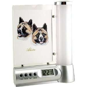  Akita Photo Frame Digital Dog Alarm Clock And Light