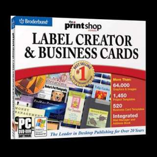   Shop Business Card and Label Creator DVD for PC.Opens in a new window