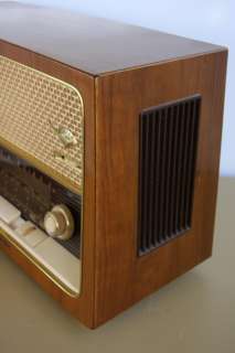 1959 Working GRUNDIG MAJESTIC 4006 U Table Top SHORTWAVE Tube Radio W 