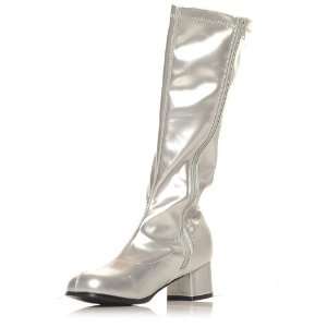 Lets Party By Ellie Shoes Dora (Silver) Child Boots / Silver   Size X 