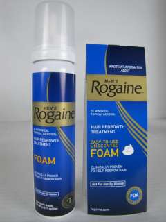 ROGAINE FOAM MEN MINOXIDIL REGROWTH HAIR LOSS TREATMENT  