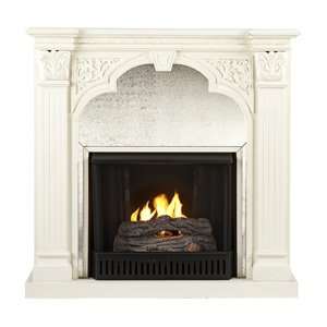   Southern Enterprise Luxembourg Gel Fireplace in Ivory