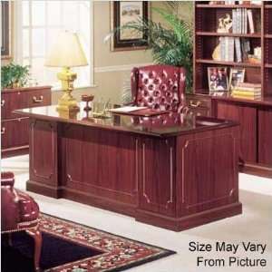   72 W Double Pedestal Executive Desk Finish: Mahogany: Office Products