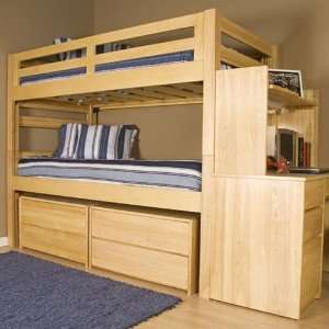   Graduate Series Extra Long Twin over Twin Bunk Bed Furniture & Decor